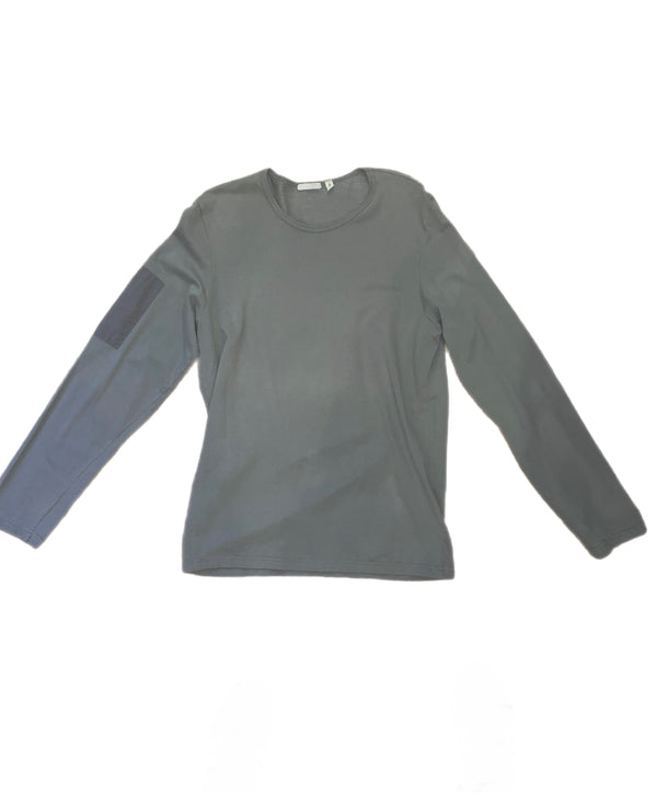 1990s Helmut Lang Grey Long Sleeve Shirt