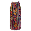 1970s Donald Brooks Fully Embroidered Maxi Skirt