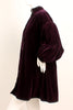 Yves Saint Laurent 1970s Purple Velvet Opera Coat