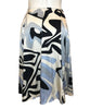 Back view of Emilio Pucci silk skirt