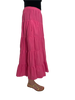 1970s Deadstock New Hero Hot Pink Tiered Cotton Skirt