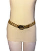 1970s Mixed Metal Buckle Belt