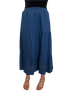 1970s Blue Tiered Cotton Skirt