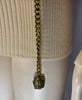 1970s Egyptian Revival Brass Coin Belt