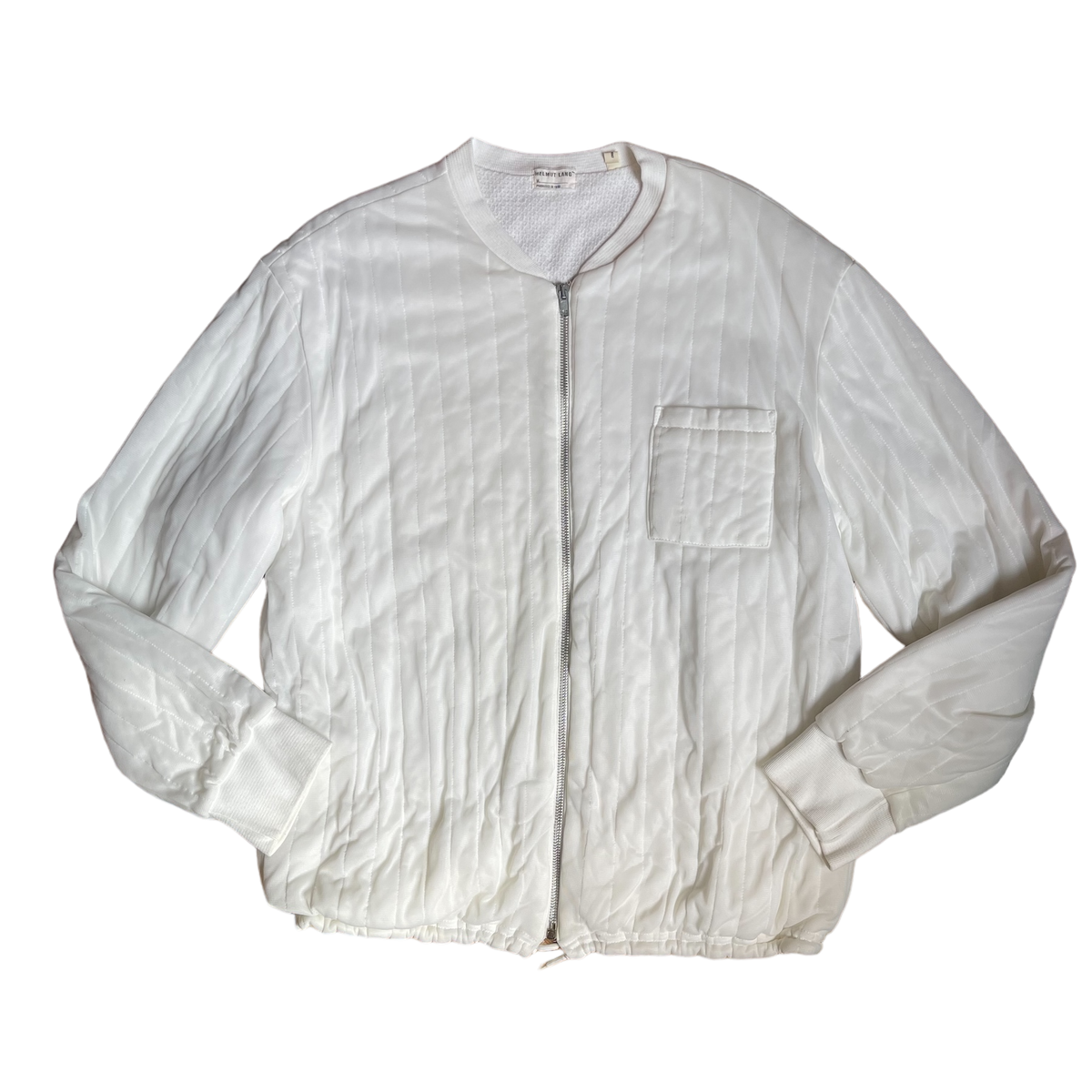 1998 Helmut Lang White Quilted Bomber Jacket – Screaming Mimis