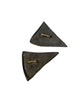 Cara Croninger Gold Foil Triangle Earrings