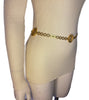 Gold Coin Metal Belt