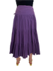 1970s Purple Tiered Wrap Skirt