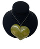 Cara Croninger Hand Carved Jade Heart Necklace