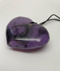 Cara Croninger Hand Carved Purple Heart Pendant Necklace