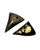 Cara Croninger Gold Foil Triangle Earrings