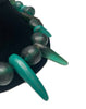 Cara Croninger Hand Carved Blue Bead Necklace