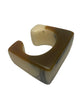 Cara Croninger Hand Crafted White & Brown Marbled Square Bracelet