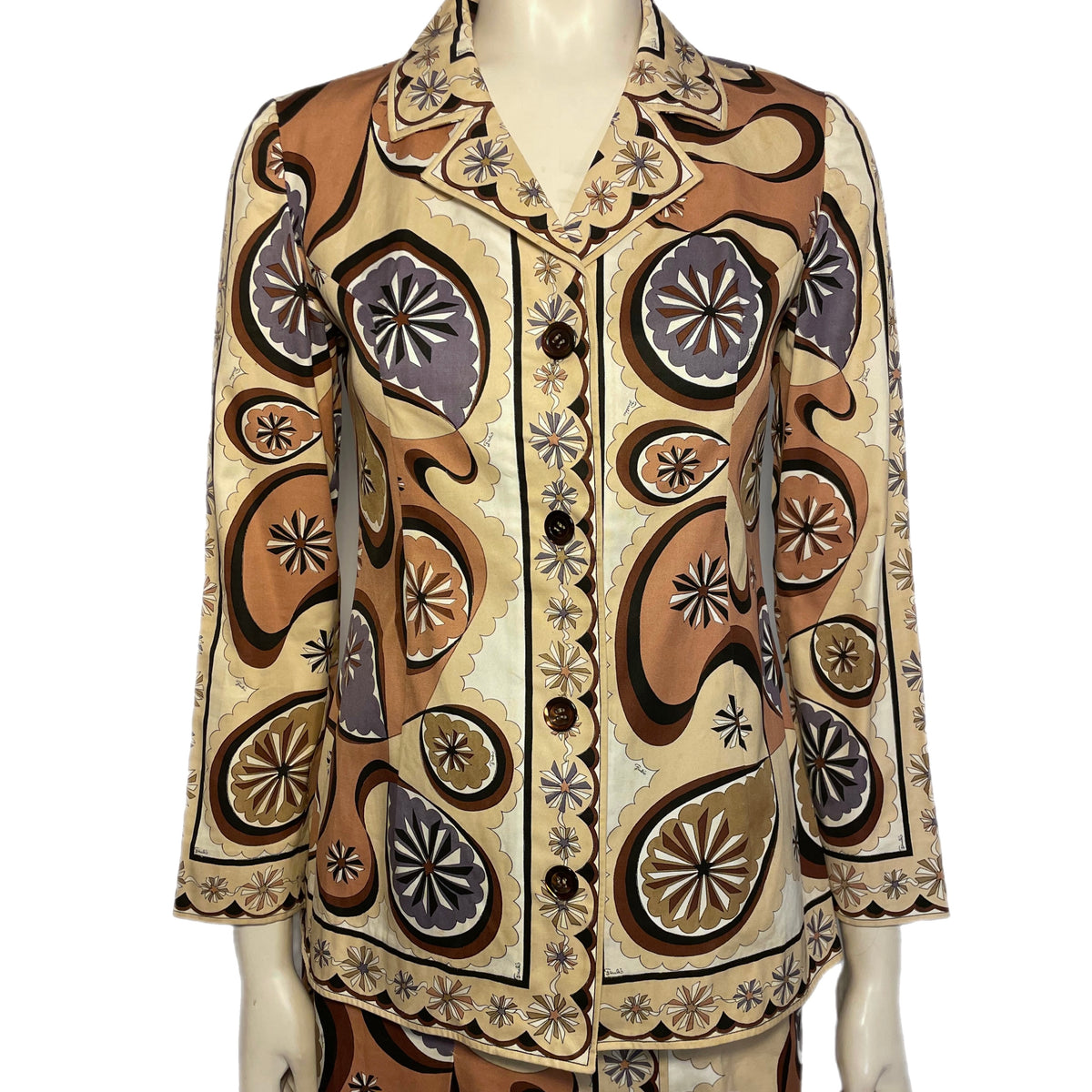 1960s/1970s Emilio Pucci Brown Jacket/Top – Screaming Mimis