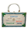 1960s Woven "Cancer" Astrology Bag