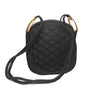 Harry Rosenfeld Black Quilted Evening Bag w/ Gold Hardware