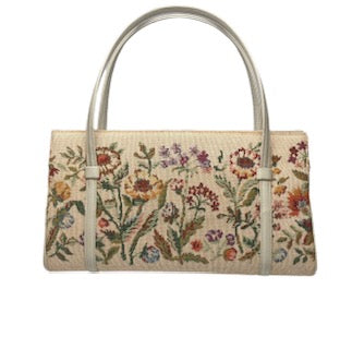 1950s/60s Needlepoint Floral Bag