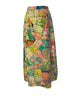 1970s Mix Print Patchwork Maxi Skirt