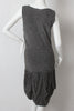 Full length back view of mannequin wearing Missoni Grey Boucle Knit Tank Dress