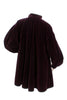 Yves Saint Laurent 1970s Purple Velvet Opera Coat