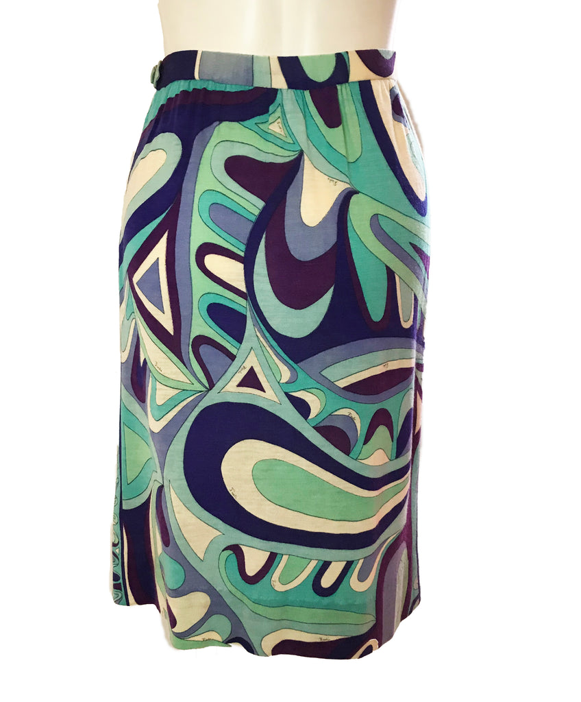 1960s Emilio Pucci Printed Skirt