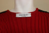 Yves Saint Laurent Wool Metallic Knit Top