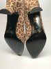 Bottom soles of Peter Fox leopard print heels
