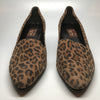 1980s Peter Fox Leopard Print Loafer Style Heels