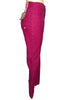 Magenta colored corduroy high waisted pants by Jordache