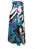side view of 1960s Emilio Pucci Pleated Midi skirt