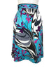 Back view of 1960s Emilio Pucci Pleated midi skirt