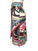 Side view of 1960s Emilio Pucci Midi Skirt