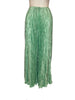 Back view-Mary McFadden mint green pleated flowy pants