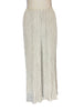 Mary McFadden white pleated flowy pants