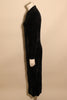 Betsey Johnson 1980s Punk Label Long Velvet Dress