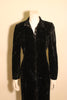 Betsey Johnson 1980s Punk Label Long Velvet Dress