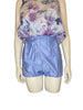 purple floral swimsuit dress