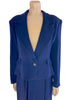 Navy Blue Blazer and Long Skirt Suit
