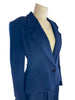 Navy Blue Blazer and Long Skirt Suit
