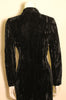 Betsey Johnson 1980s Punk Label Long Velvet Dress