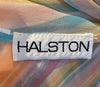 1970s Halston Hand Dyed Striped Caftan Dress
