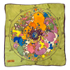 Peter Max Astrology Scarf-earth and space astrology pattern