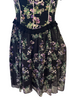 Blumarine Black & Purple Floral Dress