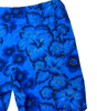 blue hawaiian floral print swim shorts