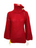 1970s Chanel Deadstock Red Turtleneck Sweater