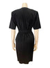 Back view-Mugler 1980s Tie Front Dress