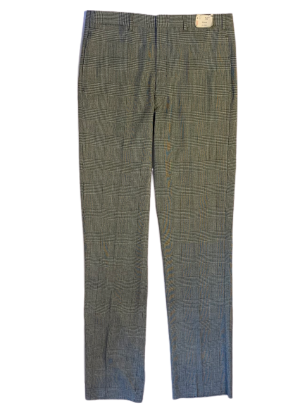 Mens grey 2025 herringbone trousers