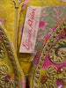 yellow & pink floral sparkle kaftan