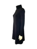 1960s Pierre Cardin Black Turtleneck Mini Dress