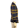 1980s Escada Primary Colors Plaid Blazer